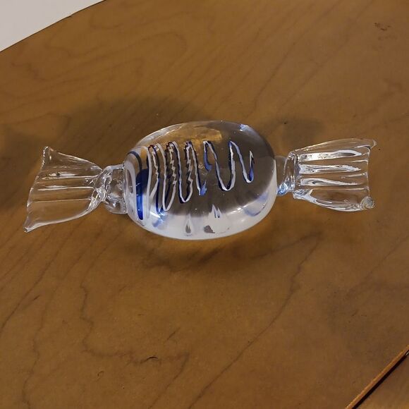 Glass Art "Candy" Paperweight - Picture 1 of 7